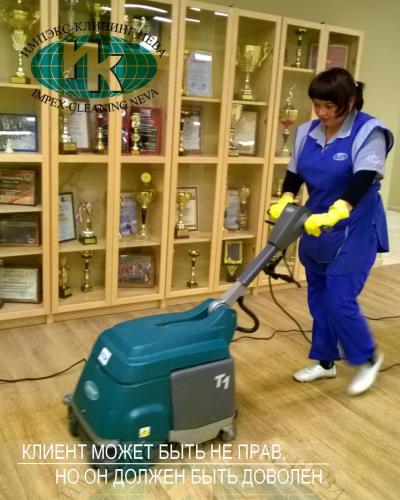 Регулярная текущая уборка учебных помещений в ВУЗе СПб