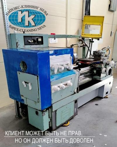 Подготовка станка к окрашиванию