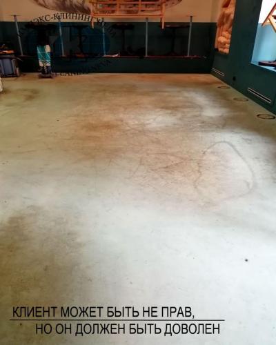 Химчистка линолеума в кафе