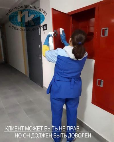 Регулярная уборка лестничных клеток в многоквартирном доме