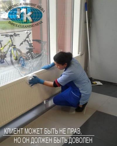 Ежедневный клининг крупного ТРК в СПб