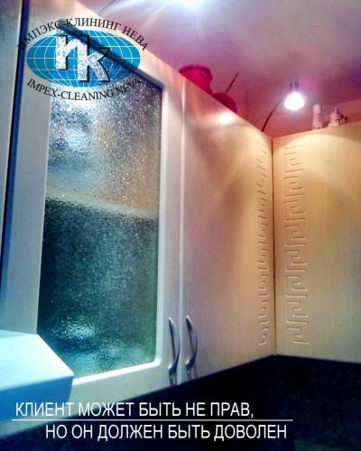 Мойка мебели на кухне после ремонта