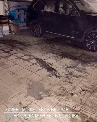 Уборка паркингов фото до и после