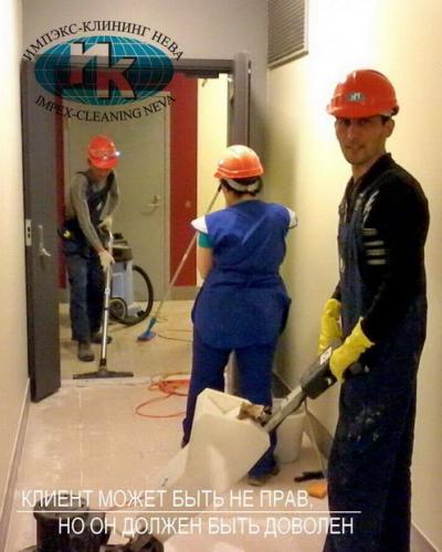 уборка после строительства