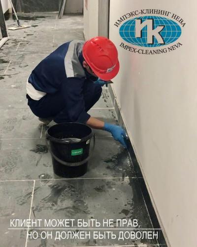 Уборка многоквартирного дома после строительства