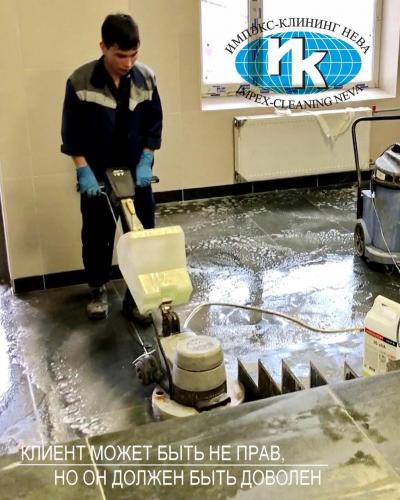 Уборка многоквартирного дома после строительства