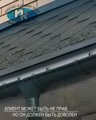 Кровля до чистки