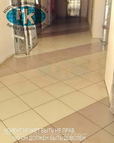 Уборка в многоквартирном жилом доме после ремонта