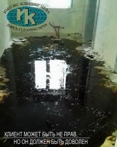 Уборка в многоквартирном жилом доме после ремонта