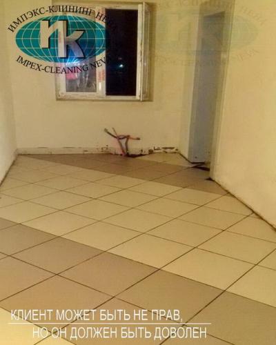 Уборка в многоквартирном жилом доме после ремонта