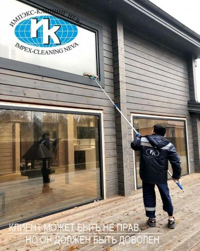 Клининг загородного дома после окончания строительства