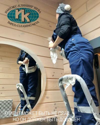 Клининг загородного дома после окончания строительства