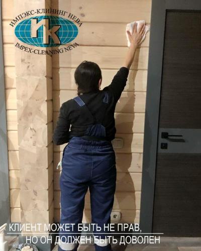 Клининг загородного дома после окончания строительства